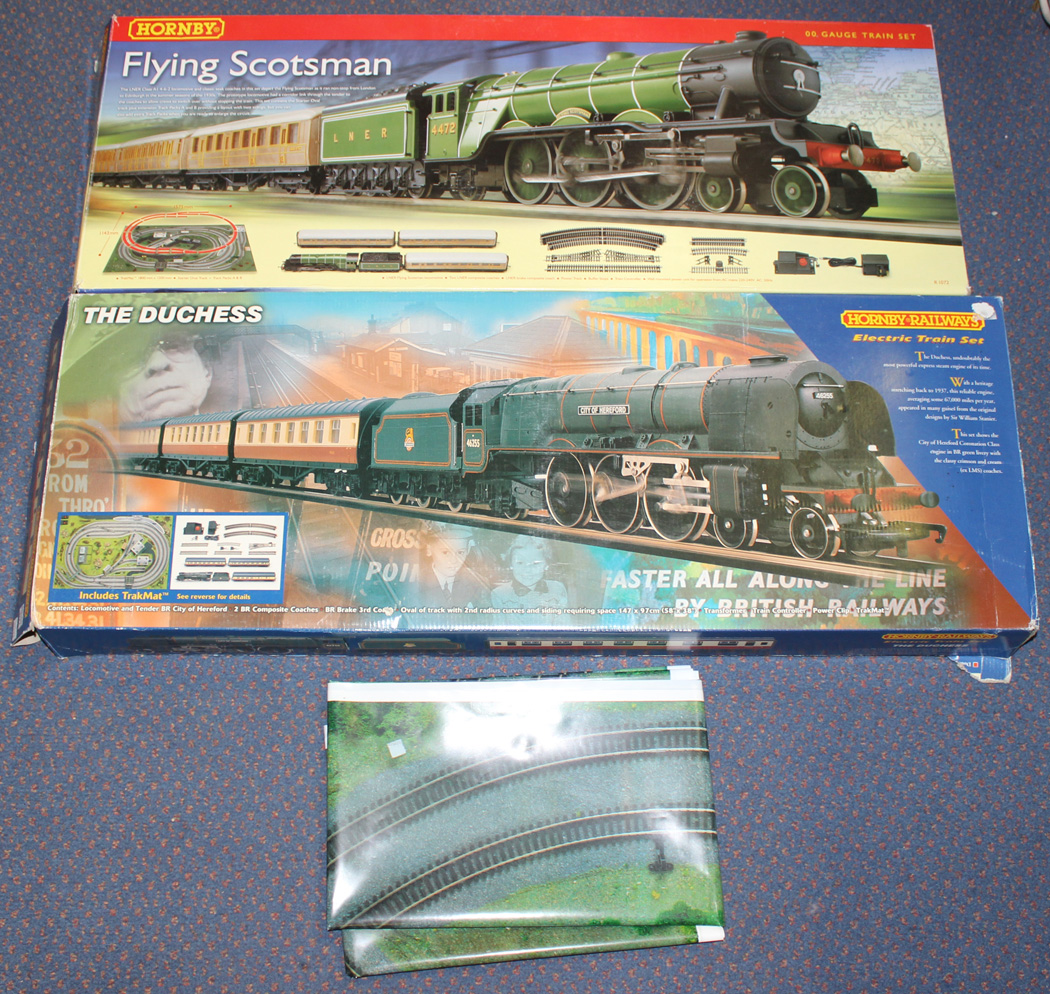 hornby flying scotsman train set r1072