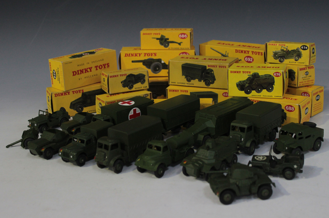 dinky diecast military vehicles