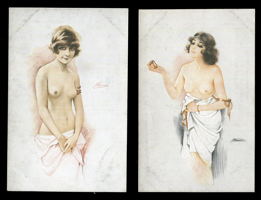 Suzanne Meunier 1924 Nude, Pajamas — Plates — Clipping