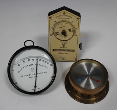 Art Deco Period Desk Thermometer by Negretti & Zambra London