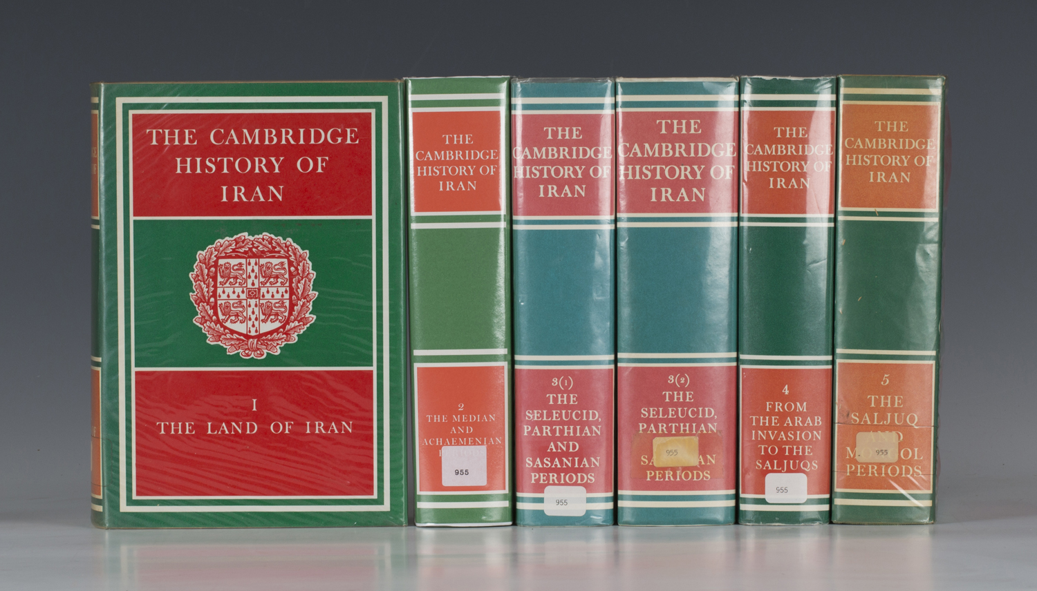 Cambridge History of Iran， Vols. 2， 3(1)， 3(2)， edited by I