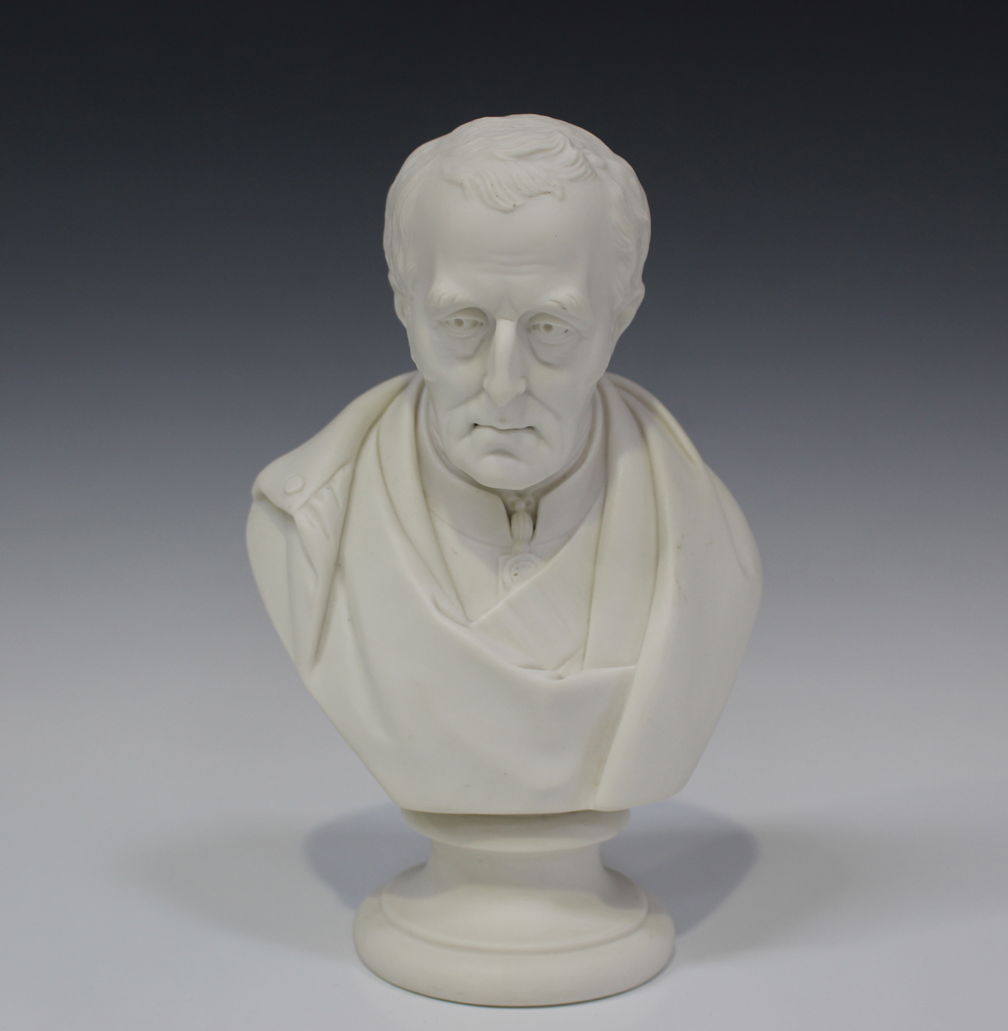 A Parian bust of the Duke of Wellington, circa 1852, modelled by Joseph ...
