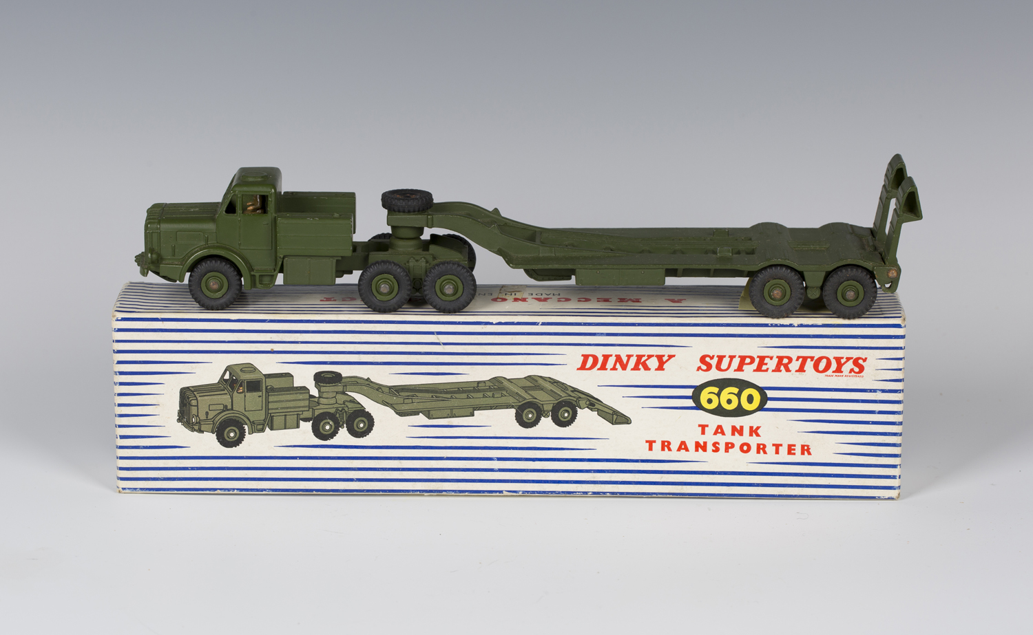 A small collection of Dinky Toys and Supertoys army vehicles