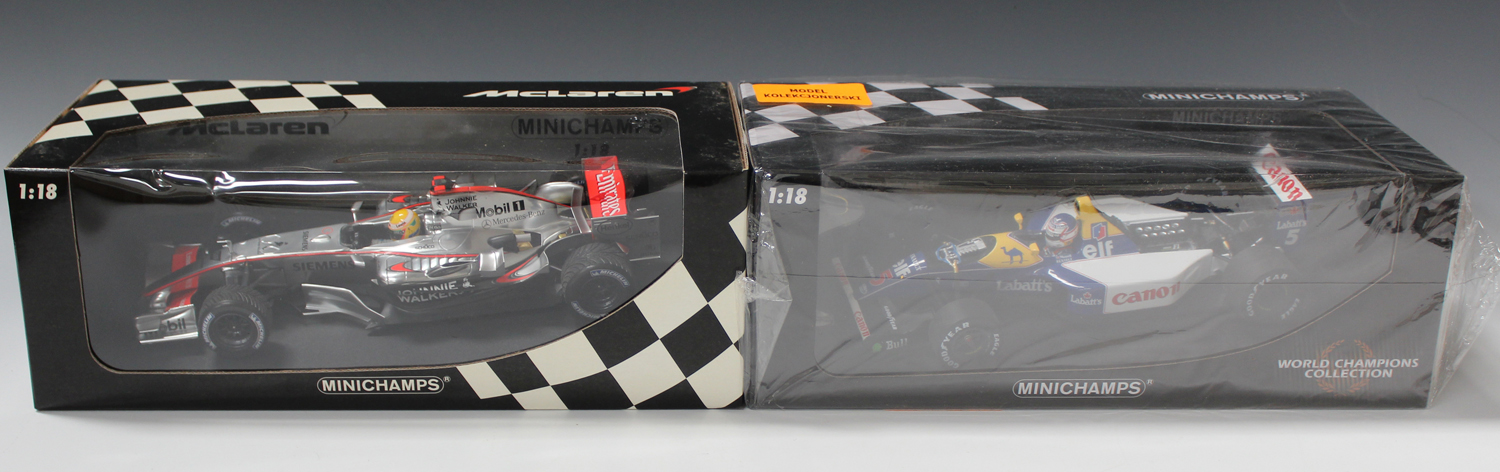 A Minichamps World Champions Collection 1:18 scale model Nigel