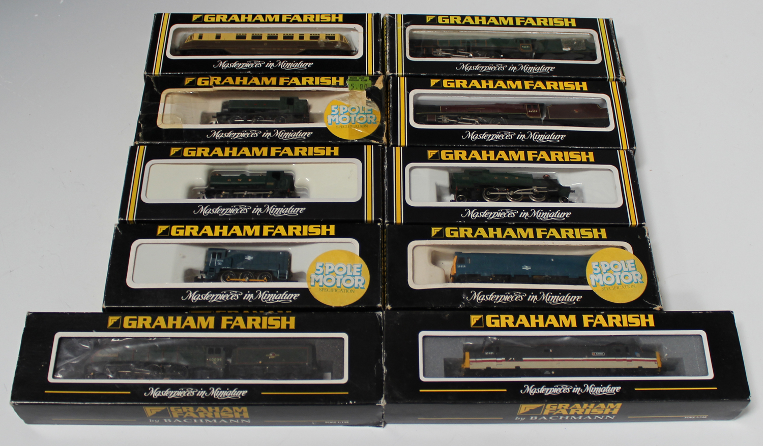 A Good Collection Of Graham Farish Gauge N Railway Items Comprising