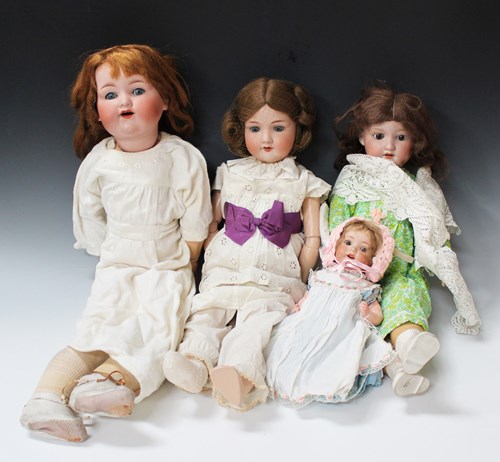 Antique Alt Beck & Gottschalck Baby Bisque Doll 1361 40 Open Mouth 2 Teeth