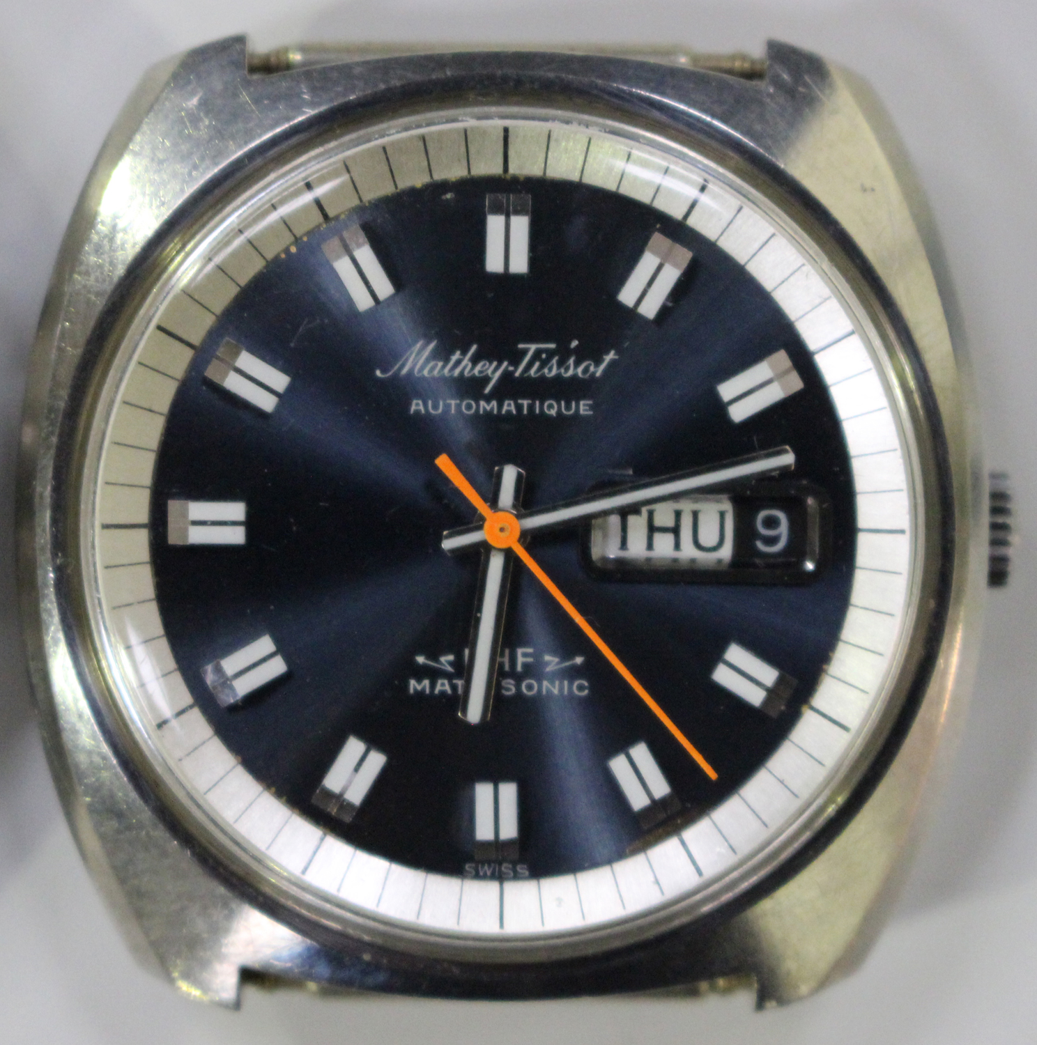 A Mathey Tissot Automatic UHF Matissonic stainless steel cased