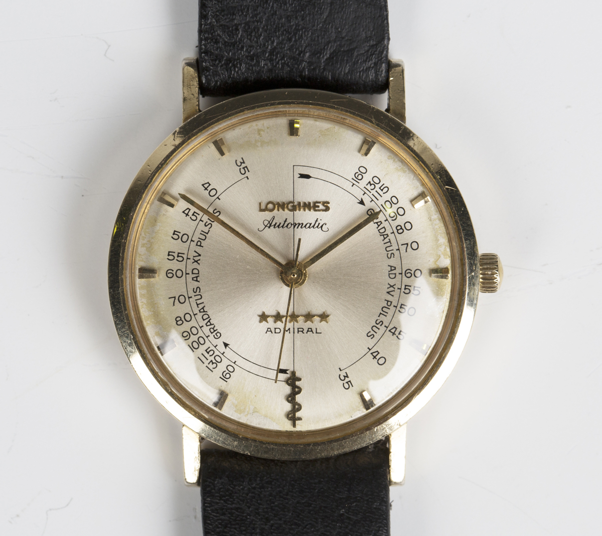 A Longines Automatic 5 star Admiral gilt metal cased gentleman