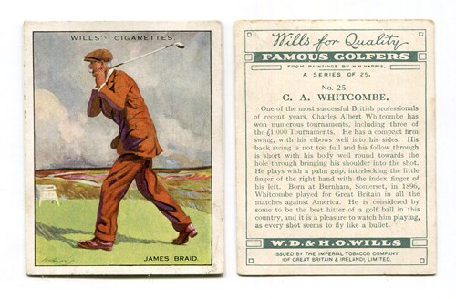 Sold at Auction: Players Cigarettes Golfing Cigarette Card