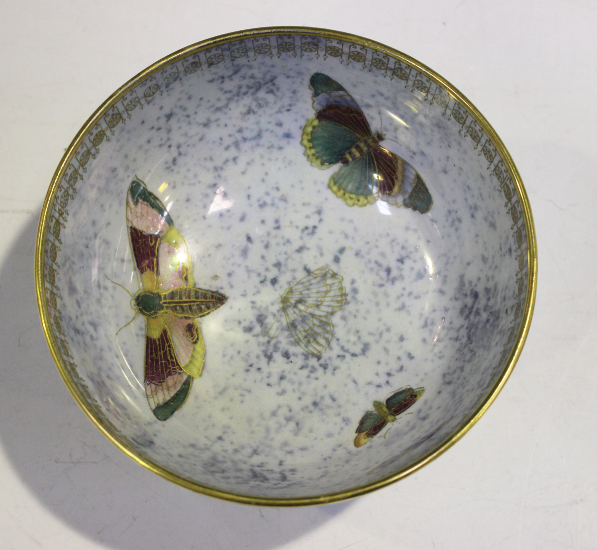 A Carlton Ware Armand range lustre bowl, early 20th century, the