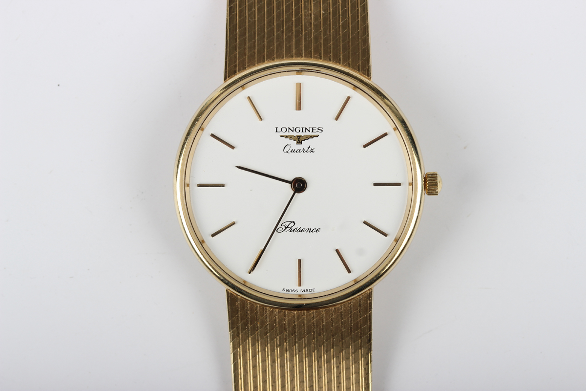 Longines quartz presence sales gents watch