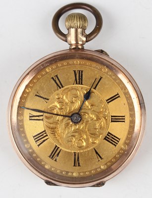 Cuivre pocket outlet watch 18k