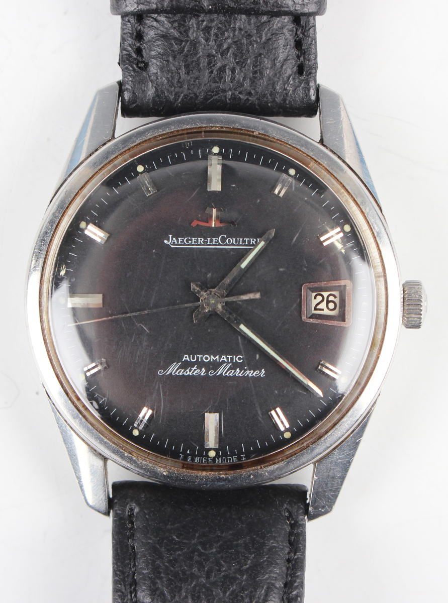 A Jaeger LeCoultre Master Mariner Automatic steel cased gentleman s wristwatch the signed jewe