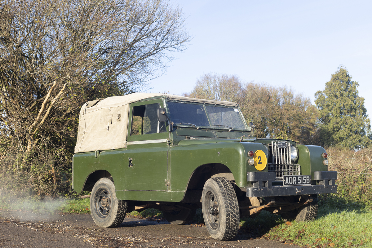 A post-1961 British Army Land Rover, Series 2A, four-cylinder petrol ...